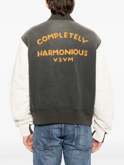 Visvim Varsity Era Down Jacket In Black