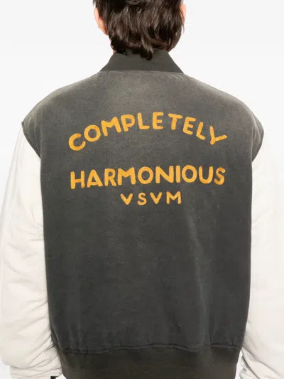 Visvim Varsity Era Down Jacket In Black