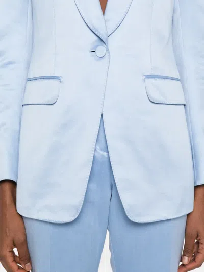 Tom Ford Single-breasted Blazer In Blue