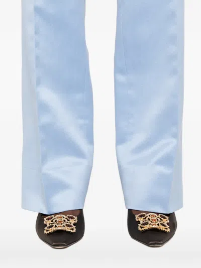 Tom Ford Belt-loop Trousers In Blue