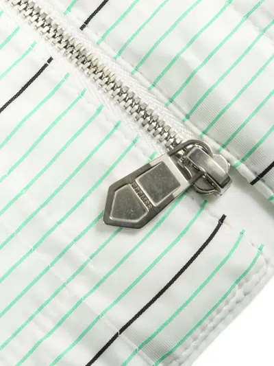 Pre-owned Hermes 2010s Zip-up Jacket In White