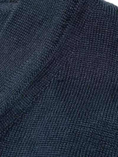 Pre-owned Hermes V-neck Sweater In Blue