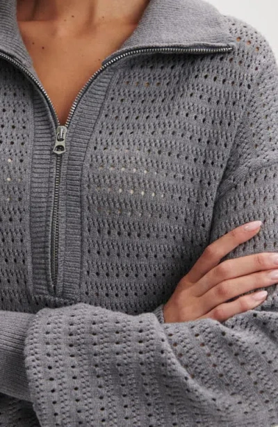 Varley Darla Half Zip Sweater In Multi