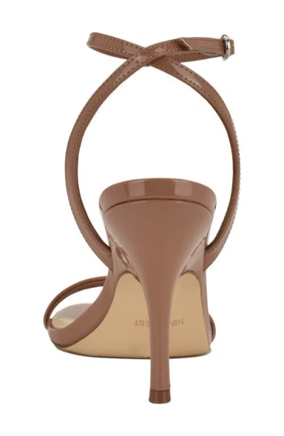 Nine West Villo Ankle Strap Sandal In Brown