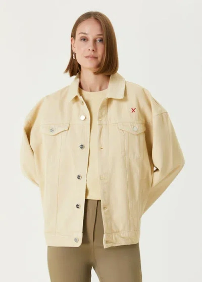 Pcfg Logo Denim Jacket In Neutral