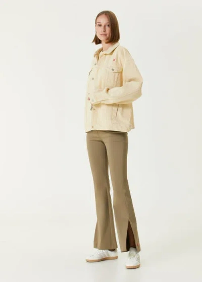 Pcfg Logo Denim Jacket In Neutral
