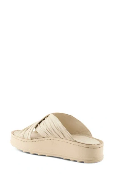 Spring Step Majorelle Platform Sandal In Brown