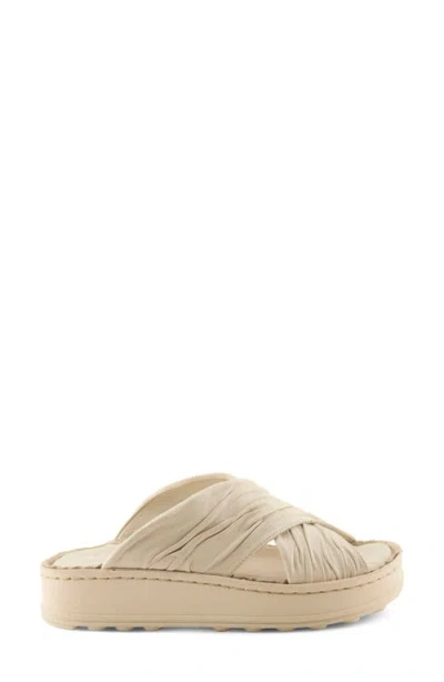 Spring Step Majorelle Platform Sandal In Brown