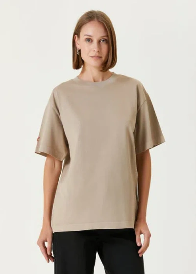 Pcfg Neutrals Your Itch Printed T-shirt - String In Neutral