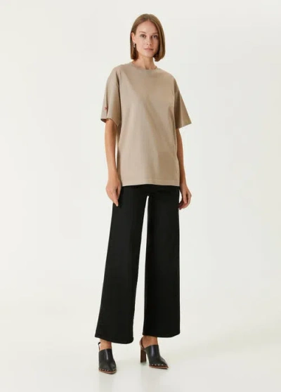 Pcfg Neutrals Your Itch Printed T-shirt - String In Neutral