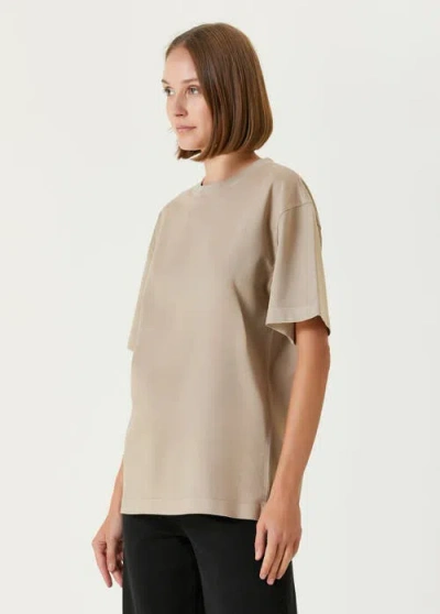Pcfg Neutrals Your Itch Printed T-shirt - String In Neutral