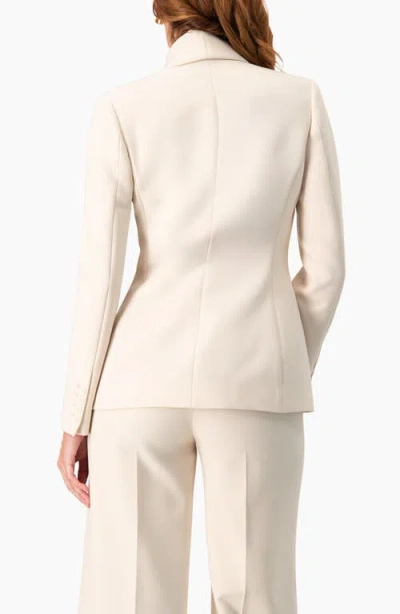Ivonne Double-breasted Blazer With Smooth Finish In Multi