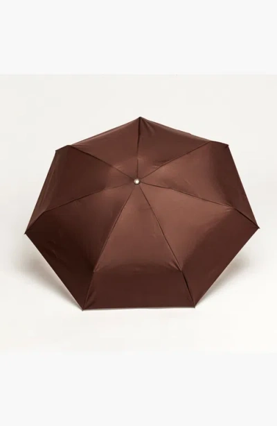 Original Duckhead Mini Compact Umbrella In Brown