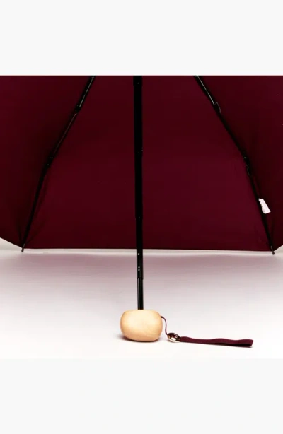 Original Duckhead Mini Compact Umbrella In Burgundy