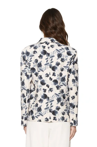 Alexia Admor Noa Printed Boyfriend Blazer In Multi
