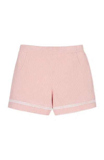 Hope & Henry Kids' Linen Pull-on Short In Multi