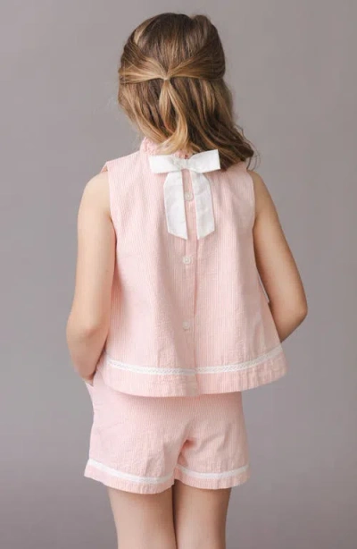 Hope & Henry Kids' Linen Pull-on Short In Multi