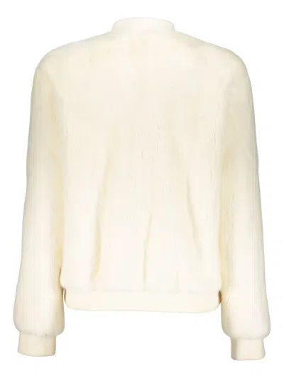 Valentino Zip-fastening Jacket In Neutral