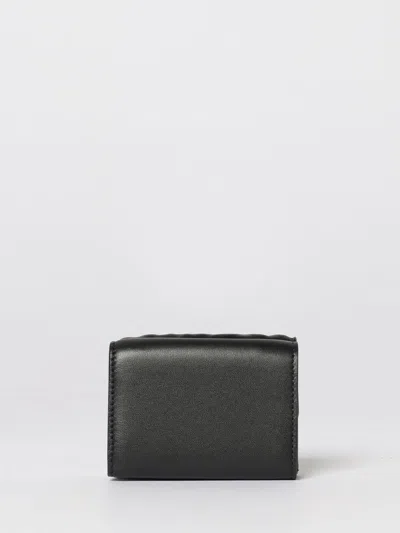 Fendi Nappa Leather Uette Micro Trifold Wallet Accessories In Black
