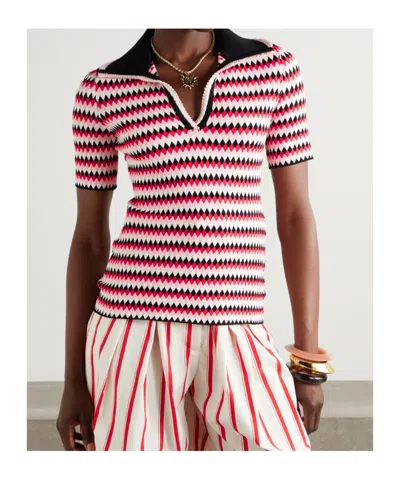 La Doublej Logo-embroidered T-shirt In Multi