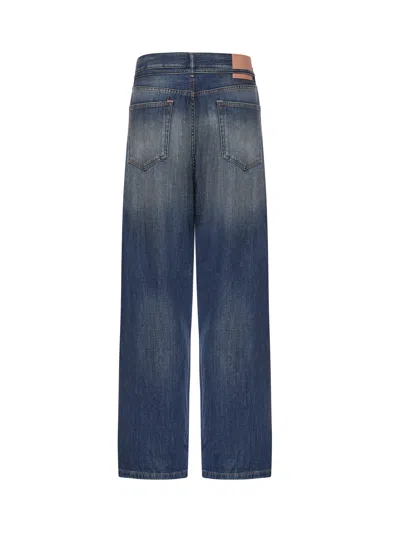 Acne Studios Belt Loop Jeans In Blue