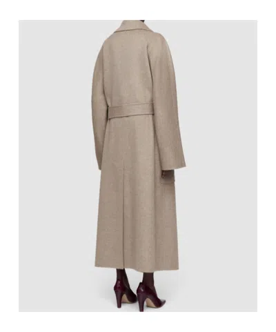 Joseph Spencer Belted Wool And Cashmere-blend Trench Coat In Neutral