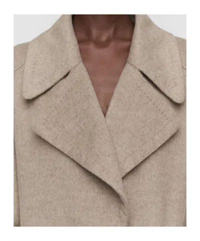 Joseph Spencer Belted Wool And Cashmere-blend Trench Coat In Neutral