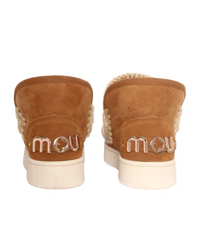 Mou Eskimo Suede Boots In Brown