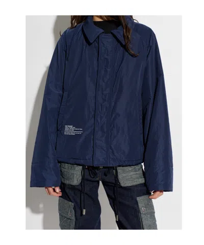 Dsquared2 Point-collar Jacket In Blue