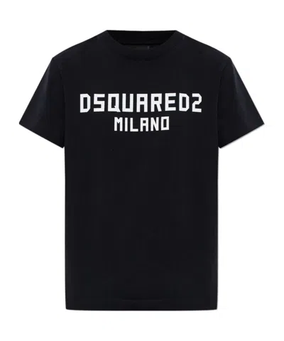 Dsquared2 Short-sleeved T-shirt In Black