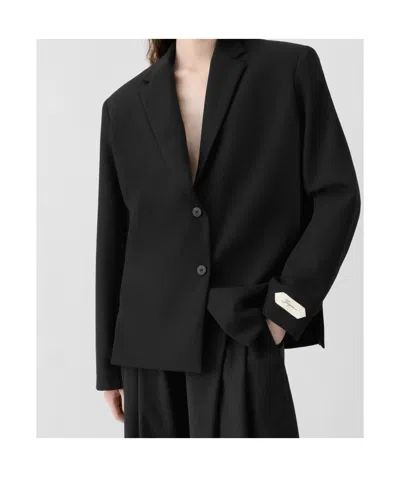 Jacquemus Single-breasted Wool Blazer In Black