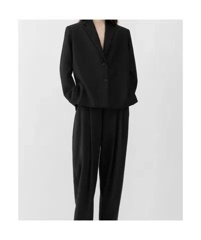 Jacquemus Single-breasted Wool Blazer In Black