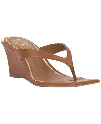 Vince Camuto Cianna Wedge Sandal In Brown