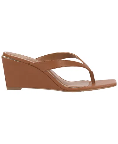 Vince Camuto Cianna Wedge Sandal In Brown