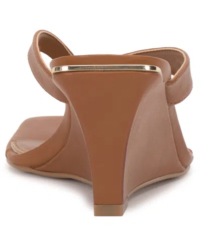 Vince Camuto Cianna Wedge Sandal In Brown
