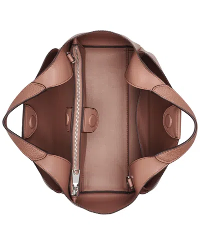 Dkny Willa Small Satchel Bag In Brown