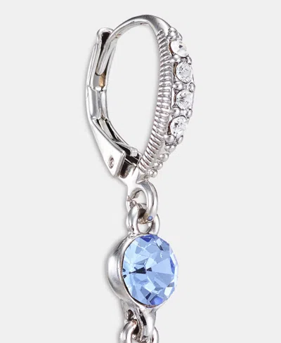 Givenchy Multi-stone Vine Drop Earrings In Gray