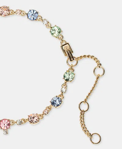 Givenchy Mixed Stone 16" Statement Necklace In Gold