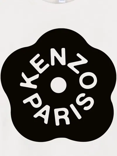 Kenzo Flower-print T-shirt In White