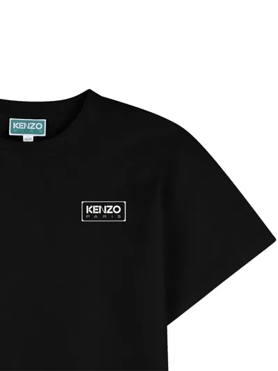 Kenzo Logo T-shirt In Black