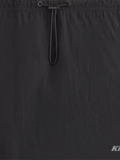 Kith Lowen Drawstring Track Mini Skirt In Black