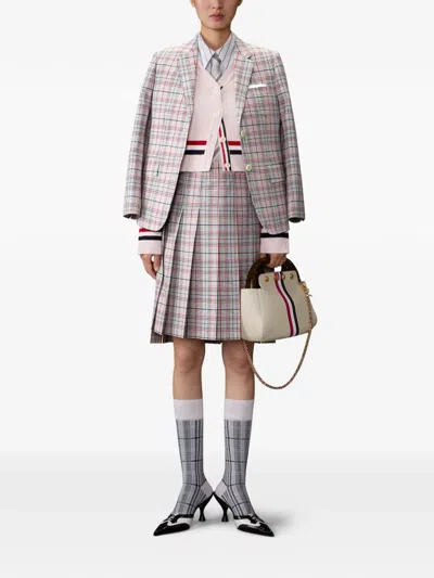 Thom Browne Plaid-pattern Blazer In Pattern