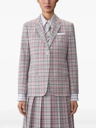 Thom Browne Plaid-pattern Blazer In Pattern