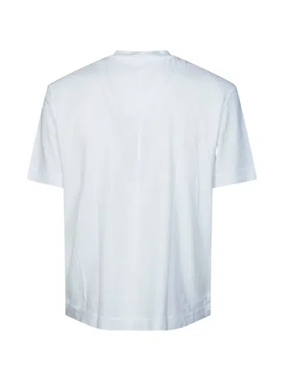 Paolo Pecora Slim Stitching T-shirt In White