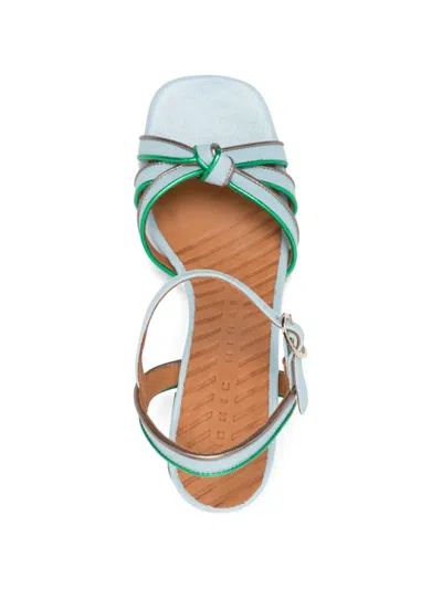 Chie Mihara Knotted Leilah Leather Sandals In Multi