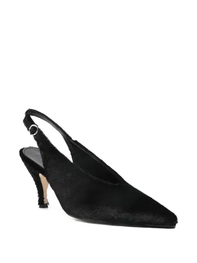 Aeyde Carla Slingback Pumps In White