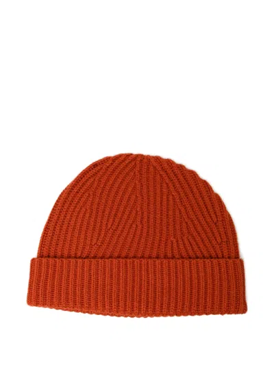 Joseph Ribbed Beanie In Red