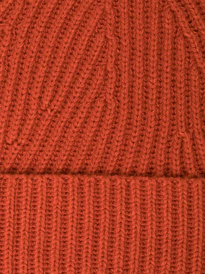 Joseph Ribbed Beanie In Red