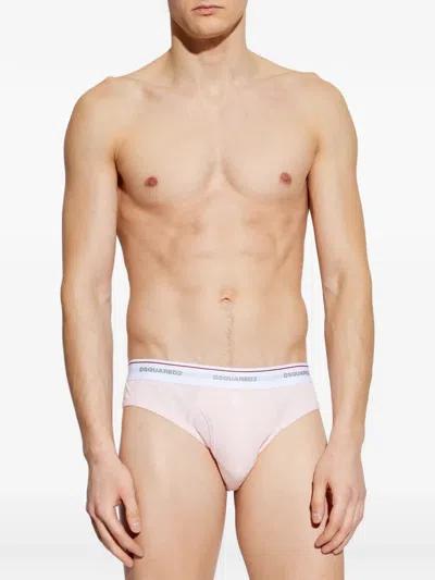 Dsquared2 Cut-out Brief In Pink