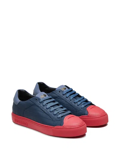 Hide & Jack Embossed Sneakers In Blue